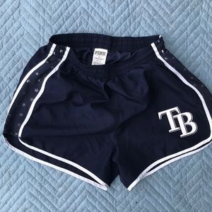 VS Pink shorts. Tampa Bay rays